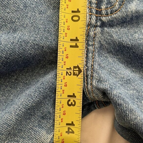 Sasson Vintage Womens Pleat Front High Rise Med Wash 5-Pocket Mom Jeans-30”x30" - Picture 7 of 12